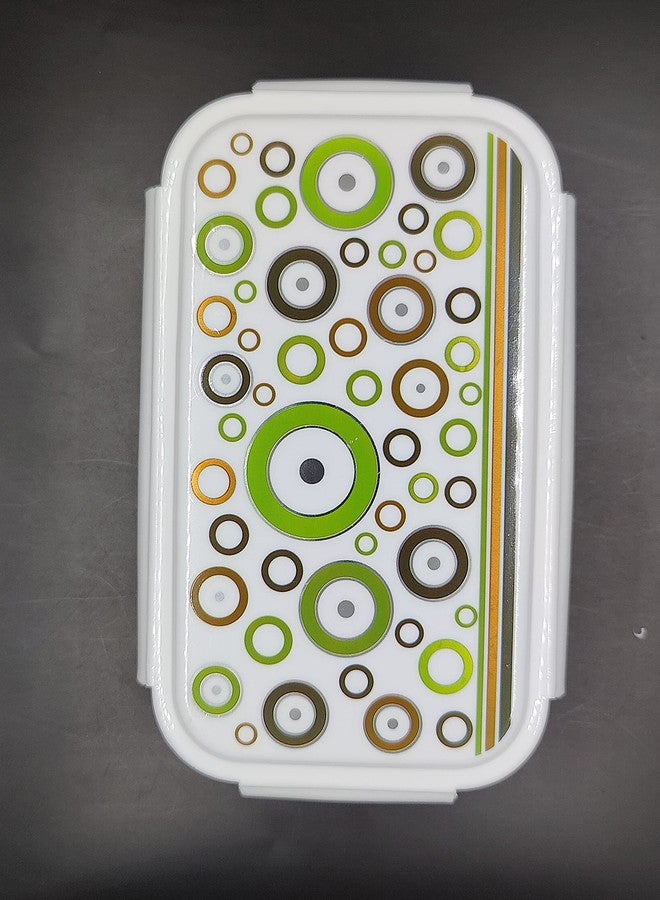 نابيا علبة طعام مدرسية للأطفال من نابيا بيبي، مصنوعة من الفولاذ المقاوم للصدأ والبلاستيك من الداخل، مع وعاء بلاستيكي داخلي وغطاء محكم الإغلاق (كبيرة، خضراء) - Image 5